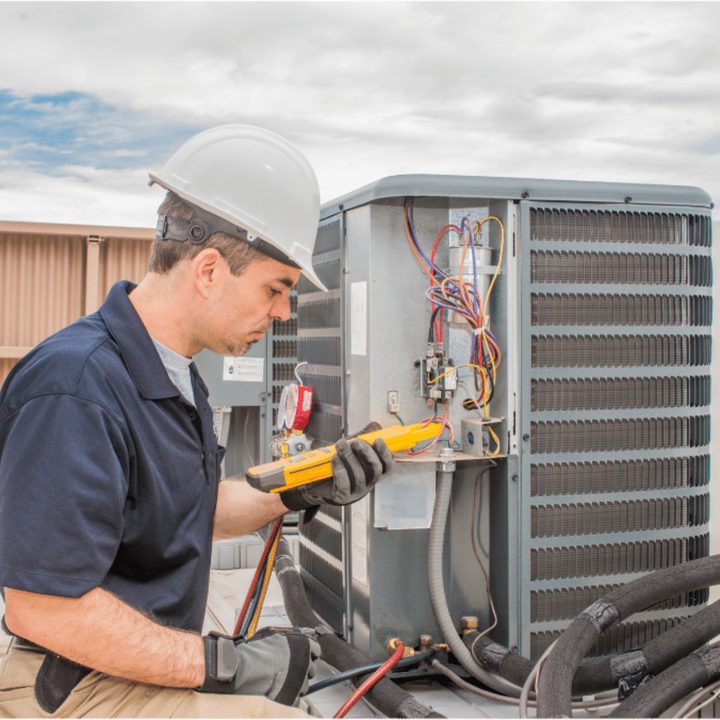 Elmira Duct Cleaning certified duct cleaning technician on a service call in Elmira, Ontario